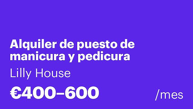 Alquiler de puesto de manicura y pedicura