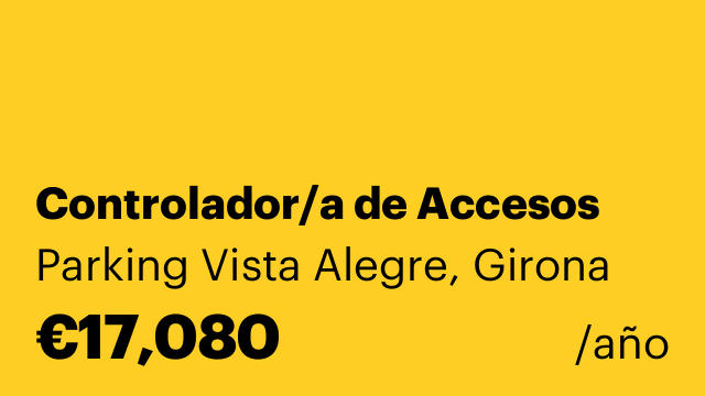 Controlador/a de Accesos