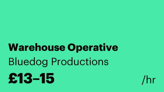 Warehouse Operative