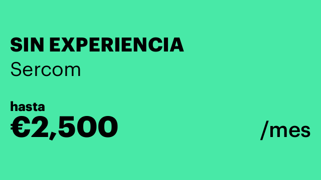 SIN EXPERIENCIA