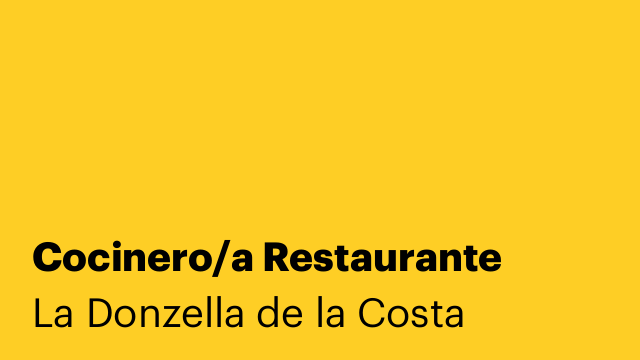 Cocinero/a Restaurante