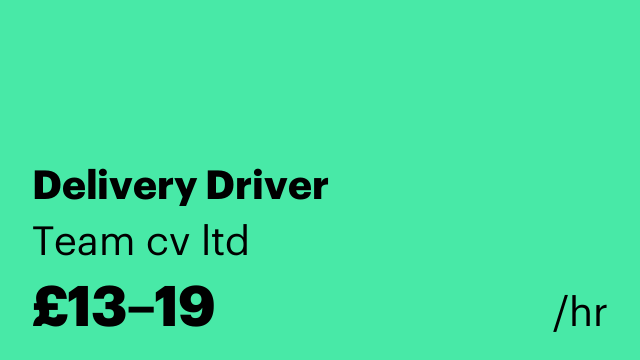 Delivery Driver