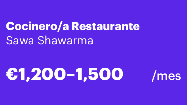 Cocinero/a Restaurante