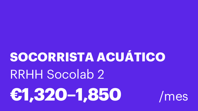 SOCORRISTA ACUÁTICO