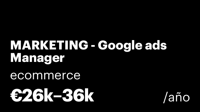 MARKETING - Google ads Manager