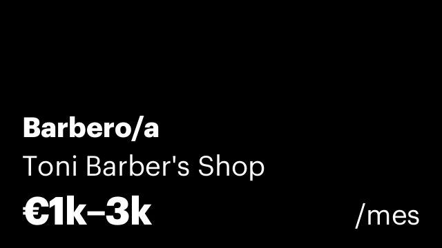 Barbero/a