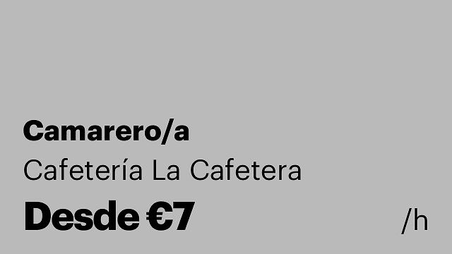 Camarero/a