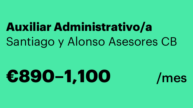Auxiliar Administrativo/a