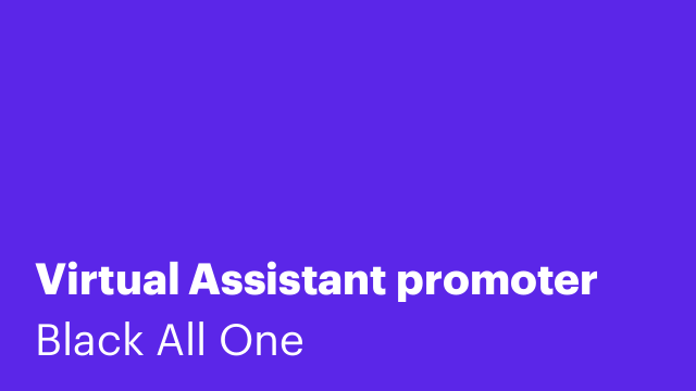 Virtual Assistant promoter
