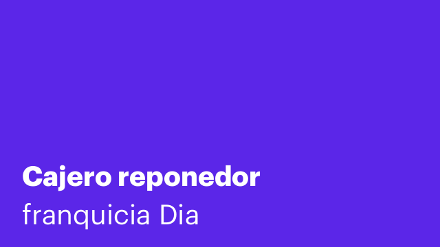 Cajero reponedor
