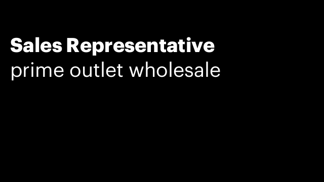 Sales Representative