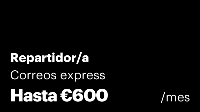 Repartidor/a