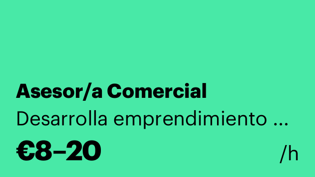 Asesor/a Comercial