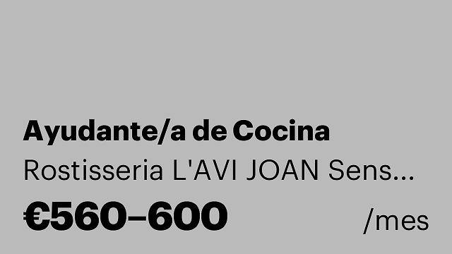 Ayudante/a de Cocina