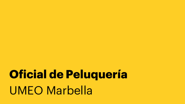 Oficial de Peluquería