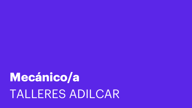 Mecánico/a