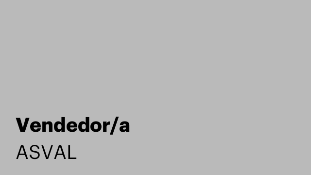 Vendedor/a