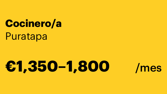Cocinero/a