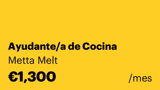 Ayudante/a de Cocina