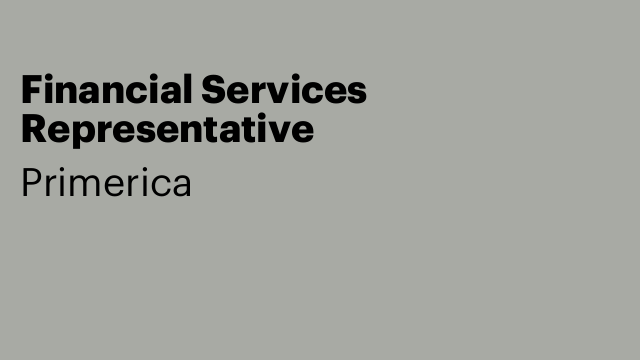 Financial Services Representative