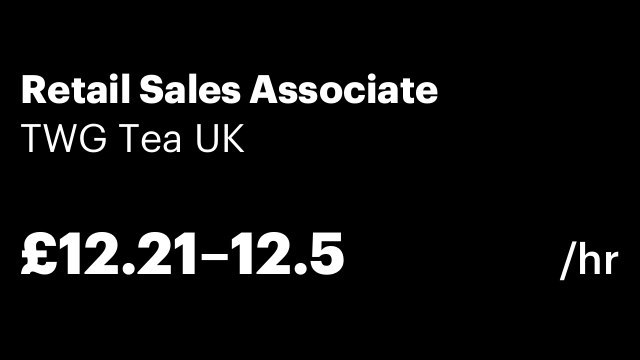 Retail Sales Associate