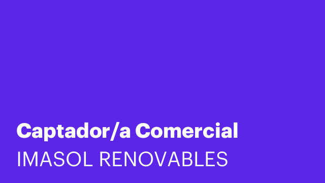 Captador/a Comercial
