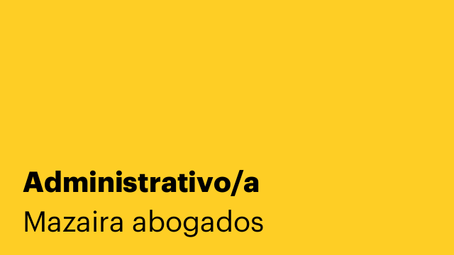 Administrativo/a