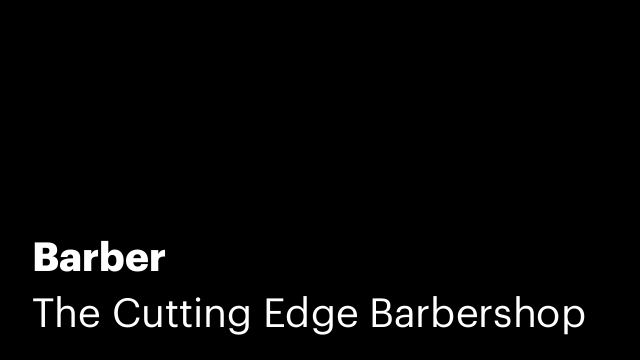 Barber