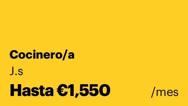 Cocinero/a