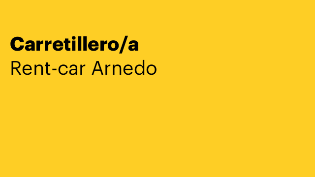 Carretillero/a