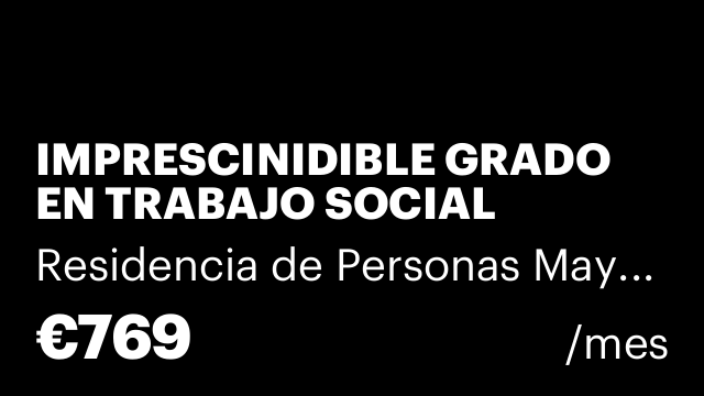 IMPRESCINIDIBLE GRADO EN TRABAJO SOCIAL UNIVERSITARIO