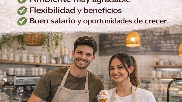 Team members for Ice cream & Coffee store