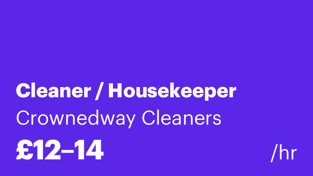 Cleaner / Housekeeper