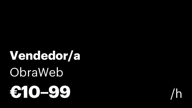 Vendedor/a