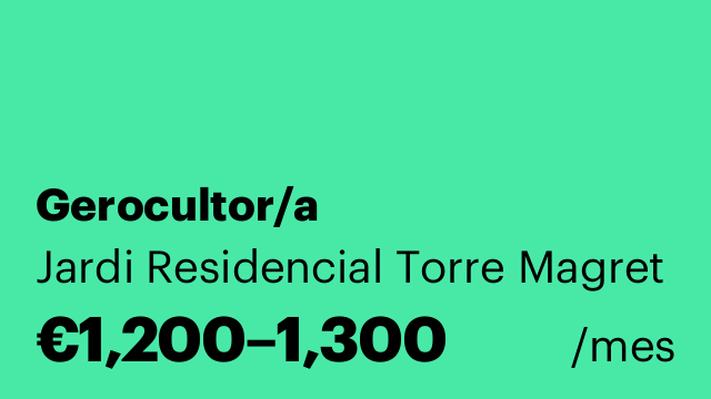 Gerocultor/a