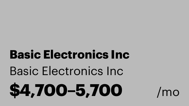 Basic Electronics Inc