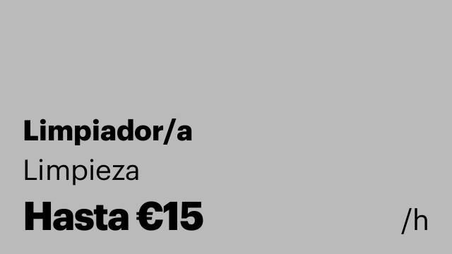 Limpiador/a