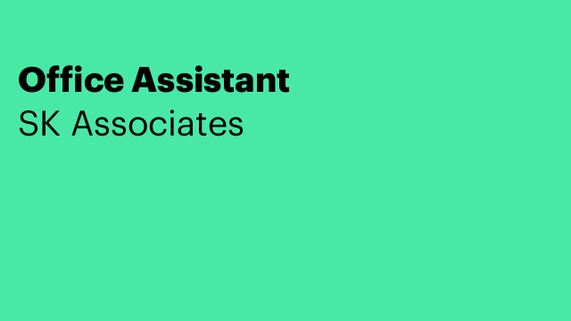 Office Assistant