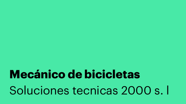 Mecánico de bicicletas