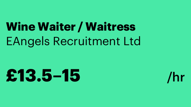 Wine Waiter / Waitress