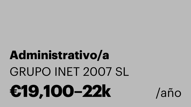 Administrativo/a
