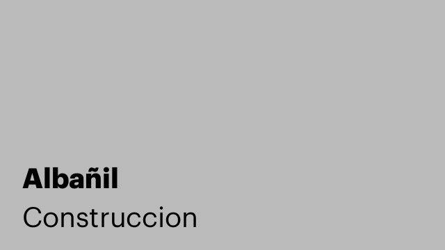 Albañil