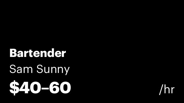 Bartender
