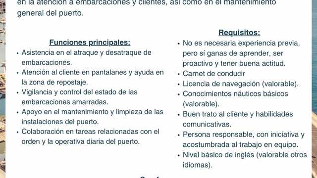 Auxiliar de marinería