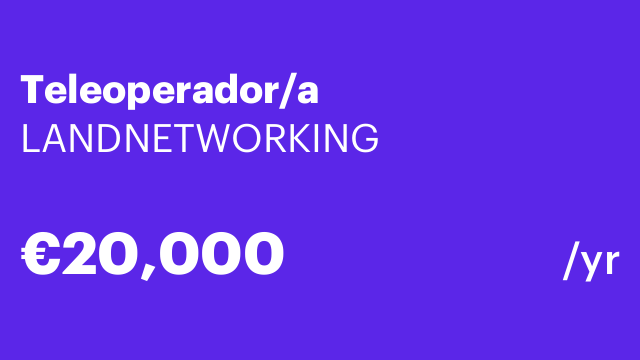 Teleoperador/a