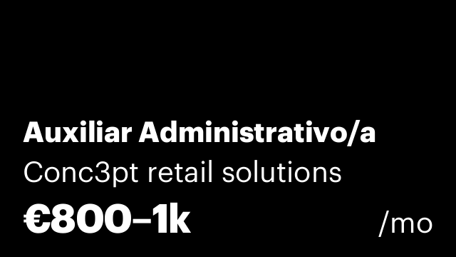 Auxiliar Administrativo/a