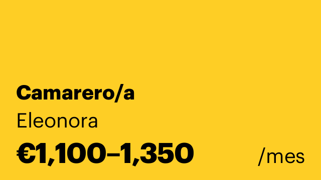Camarero/a
