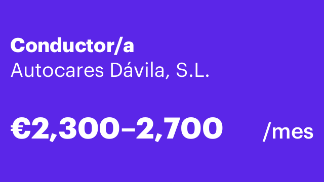 Conductor/a