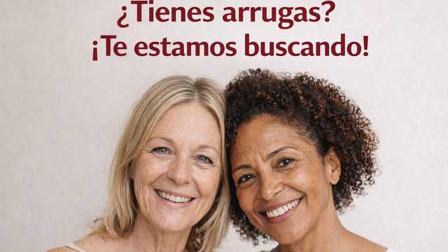Mujeres con arrugas para estudio cosmetico