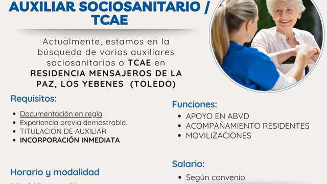 LOS YEBENES (TOLEDO I AUX SOCIOSANITARIO